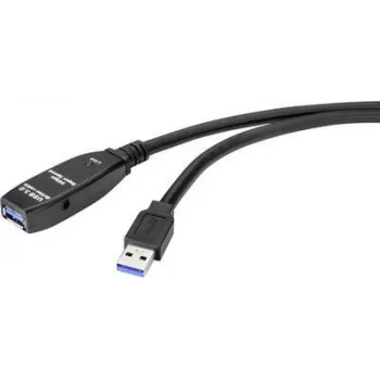 Renkforce RF-4598344 USB laidas 5 m USB 3.2 Gen 1 (3.1 Gen 1) USB A juodas (RF-4598344)