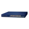 Valdomas komutatorius PLANET Layer 3 24 prievadų 10/100/1000T Gigabit Ethernet 1U