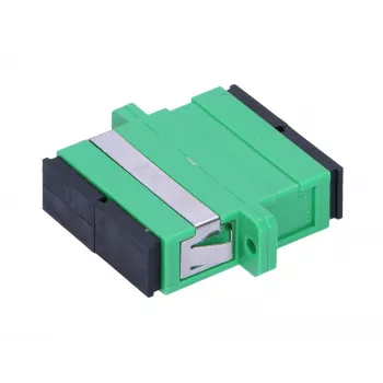 Extralink SC/APC dvipusis adapteris, vienmodis, žalias