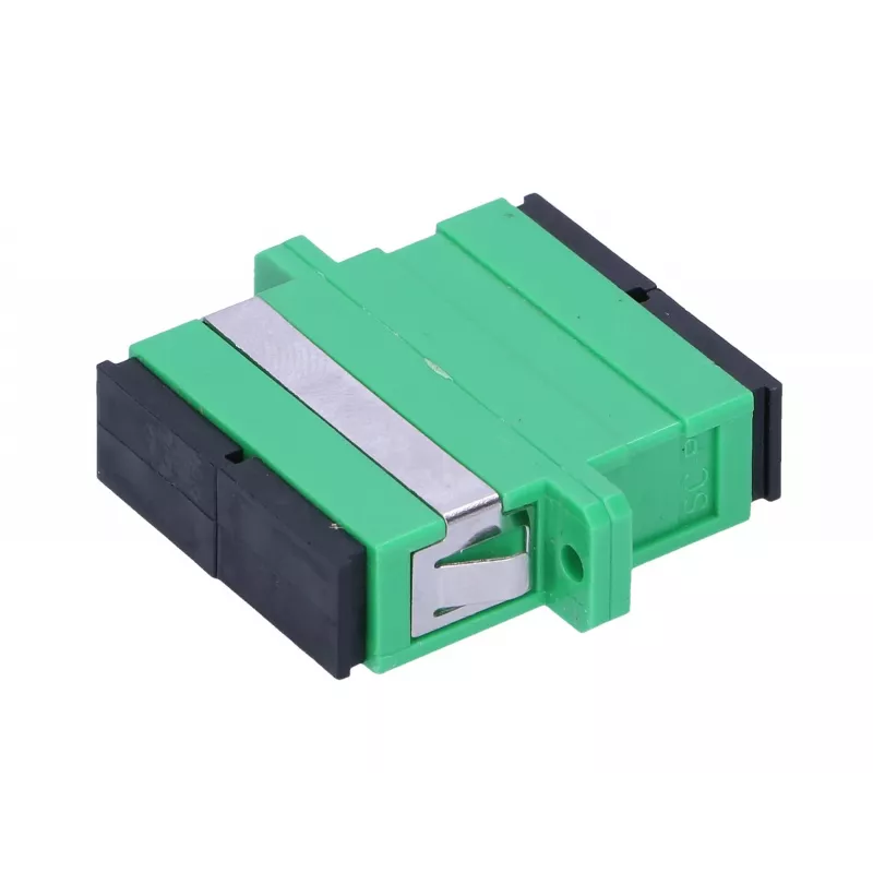Extralink SC/APC dvipusis adapteris, vienmodis, žalias