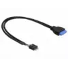 Delock 83095 USB laidas juodas