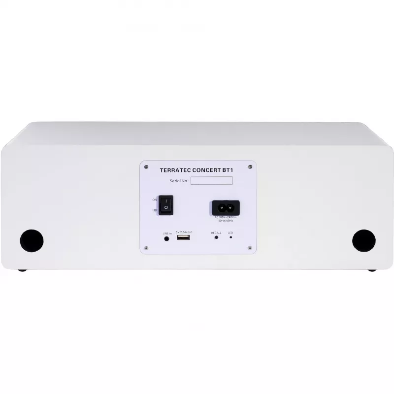 Stereo nešiojama kolonėlė Terratec Concert W1 balta