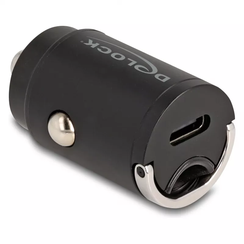 Automobilinis pakrovėjas DeLOCK 64278 universalus juodas greitas įkrovimas 12-24V