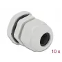 Kabelio sandariklis DeLOCK 60199 Pilkas Plastikas 10 vnt.