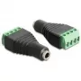 Jungties adapteris DeLOCK 65457 3,5 mm 4 kontaktų juodas žalias
