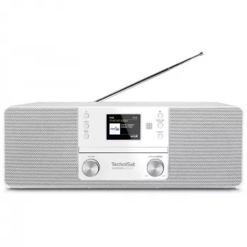 TechniSat DigitRadio 370 CD IR DAB radijas CD / MP3 grotuvas skaitmeninis grotuvas radijas internetinis radijas Bluetooth garso imtuvas 10 vatų