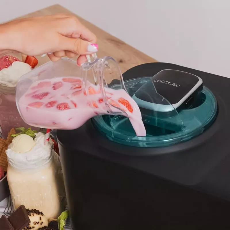 Kompresoriniai ledų gaminimo aparatai Cecotec 1,2 L 110 W juoda