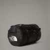 Duffel bag The North Face Base Camp S — 50 l, nailonas/poliesteris, juoda/balta