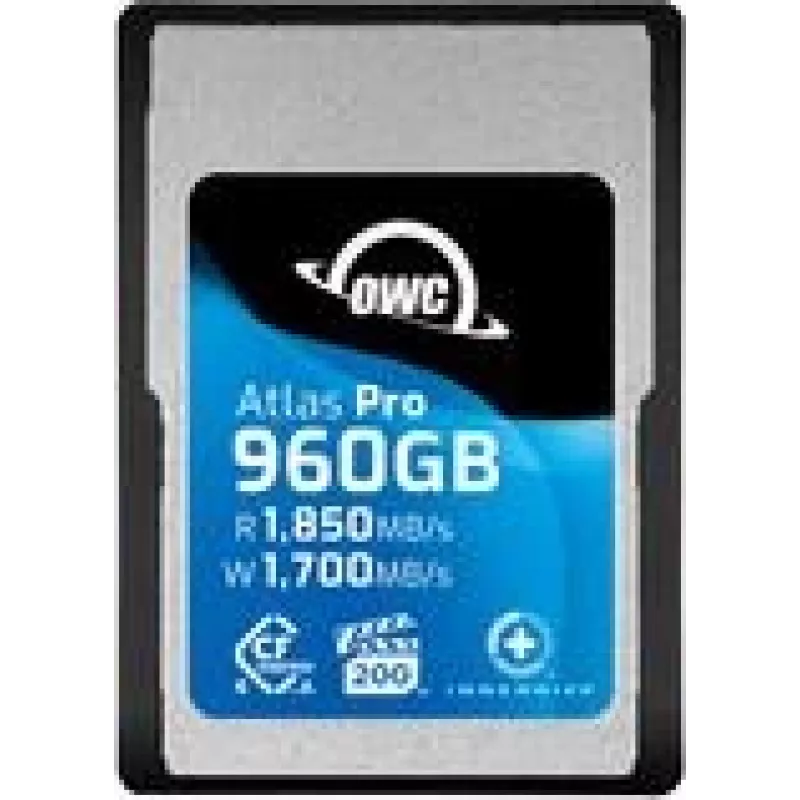OWC CFXA4P00960 Atlas Pro CFexpress Type A kortelės - VPG 200 CFX į B adapteris - CF - CF Express Type B