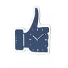 NeXtime klok 5185bl Mini Thumbs Up, 20,5x21, Sieninis, Mėlynas / Sidabrinis