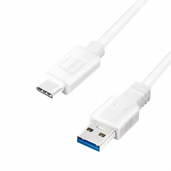 USB kabelis LogiLink CU0174 USB 3.2 Gen 1 1m USB A USB C Balta