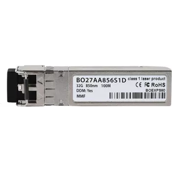 Suderinamas Cisco DS-SFP-FC32G-SW BlueOptics© BO27AA856S1D SFP28 siųstuvas-imtuvas, LC-Duplex, 32GBASE-SW, daugiamodė skaidula, 850 nm, 100 metrų, DDM, 0°C/+70°C (DS-SFP-FC32G-SW-BO)