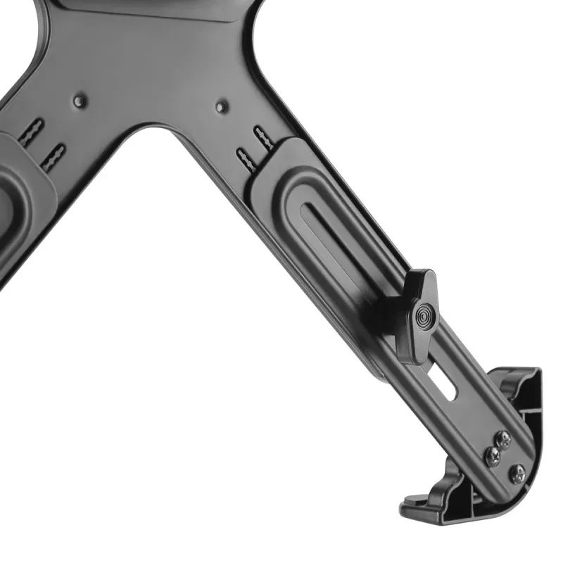 Nešiojamojo kompiuterio stalo laikiklis MACLEAN MC-836 — reguliuojamo aukščio, ergonomiškas dizainas, juodas, horizontaliam nešiojamajam kompiuteriui (58,5×236×320 mm)