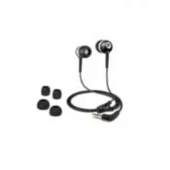 Į ausis įdedamos ausinės Sennheiser CX 300-II Precision — laidinės stereofoninės ausinės, juodos