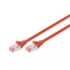 Patch Cord Digitus CAT 6 S/FTP DK-1644-005/R 0,5 m raudonas