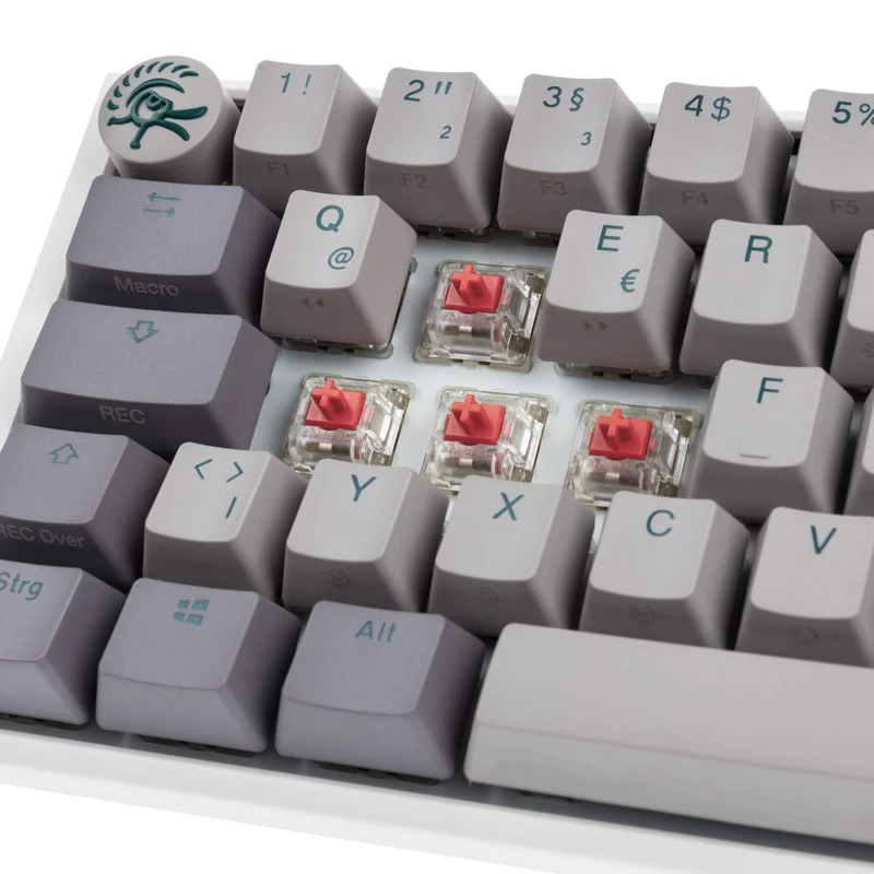 Ducky One 3 SF klaviatūra, žaidimams, USB, QWERTZ, vokiška, pilka
