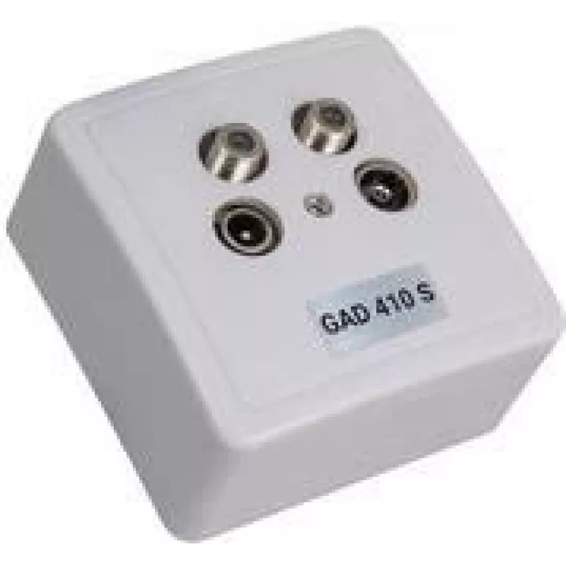 TRIAX antenos lizdas GAD 410 S 4-Loch Multimedia-Modemdose (306410)
