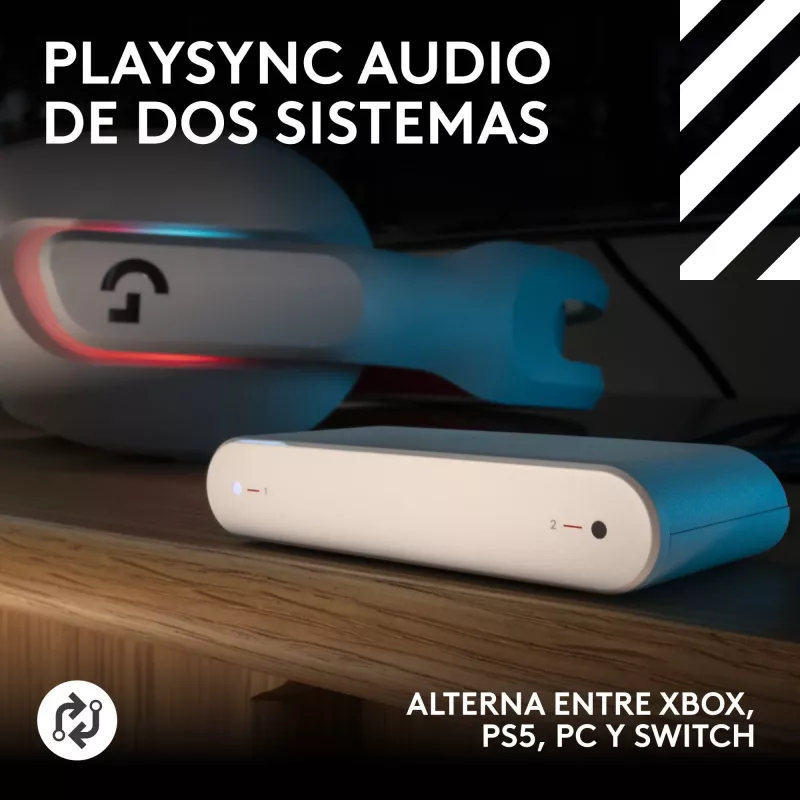 Logitech G Astro A20 X belaidės laidinės ausinės baltos