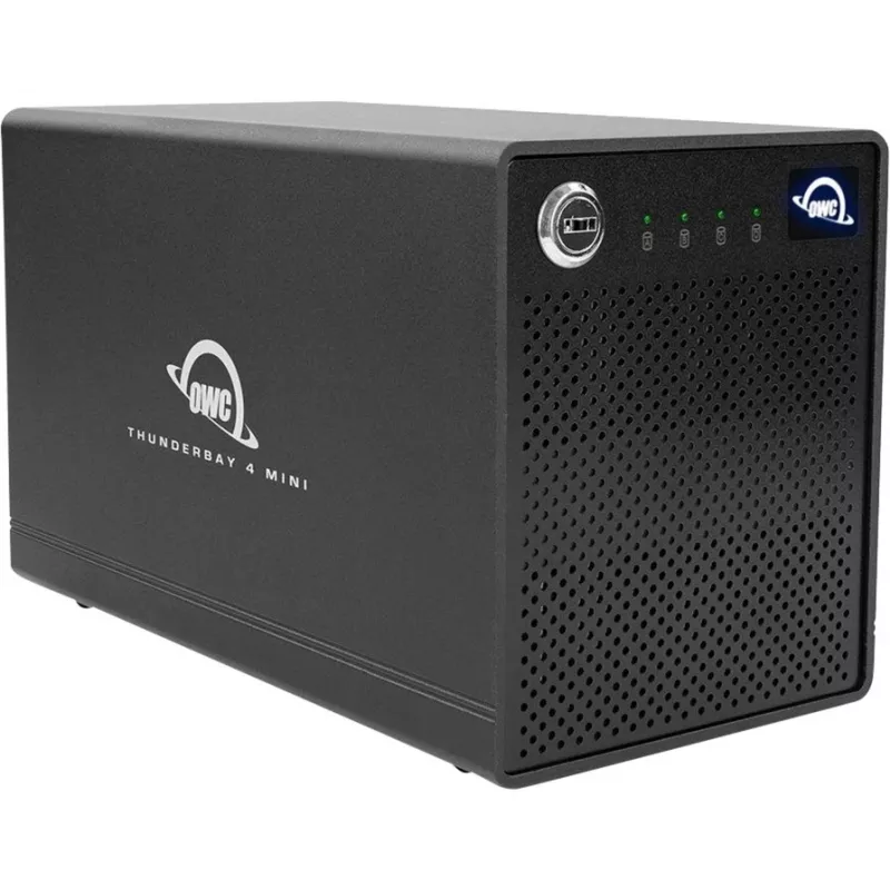 ThunderBay 4 mini, drive enclosure Juoda, Professional Grade 4-Drive HDD/SSD Thunderbolt 3 Enclosure