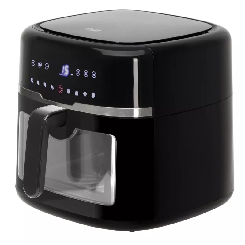 Elektrinis virdulys Adler AD 6318, 1,7 l, 2200 W, LED ekranas, 9 programos, juodas