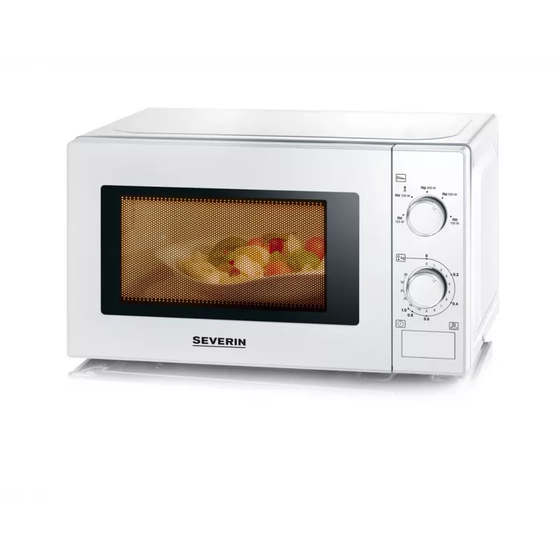 Severin MW 7770 mikrobangų krosnelė Balta Solo mikrobangų krosnelė Pastatoma 20 L 700 W