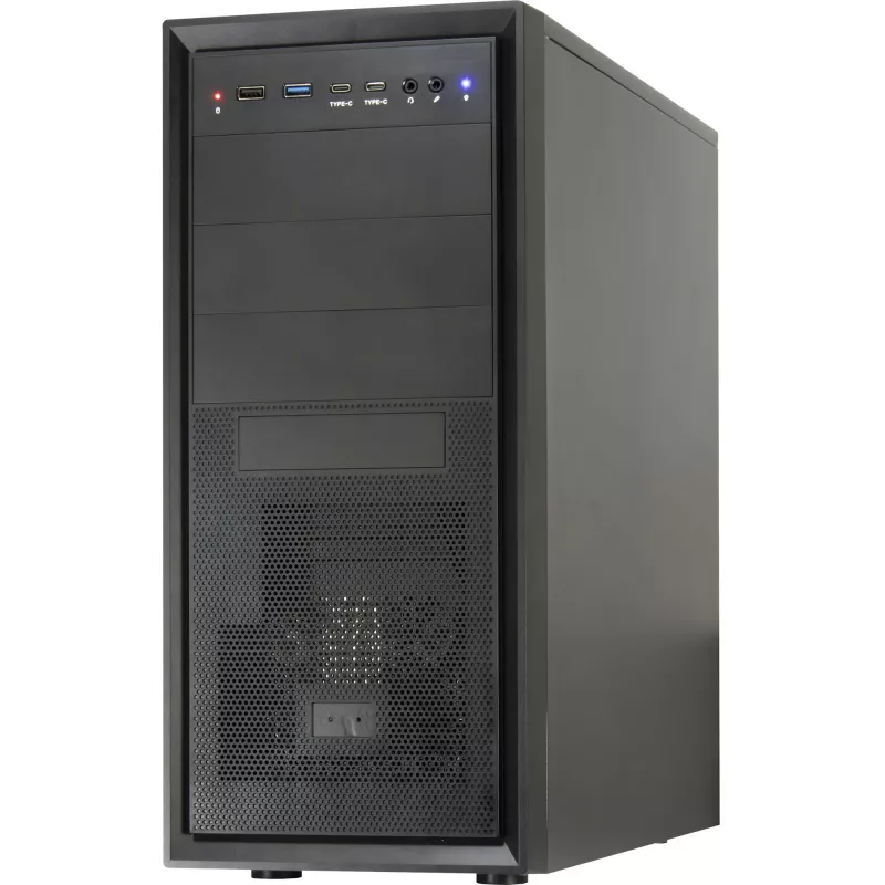 Kompiuterio korpusas Inter-Tech ATX IT-8862 Plaid, spalva juoda