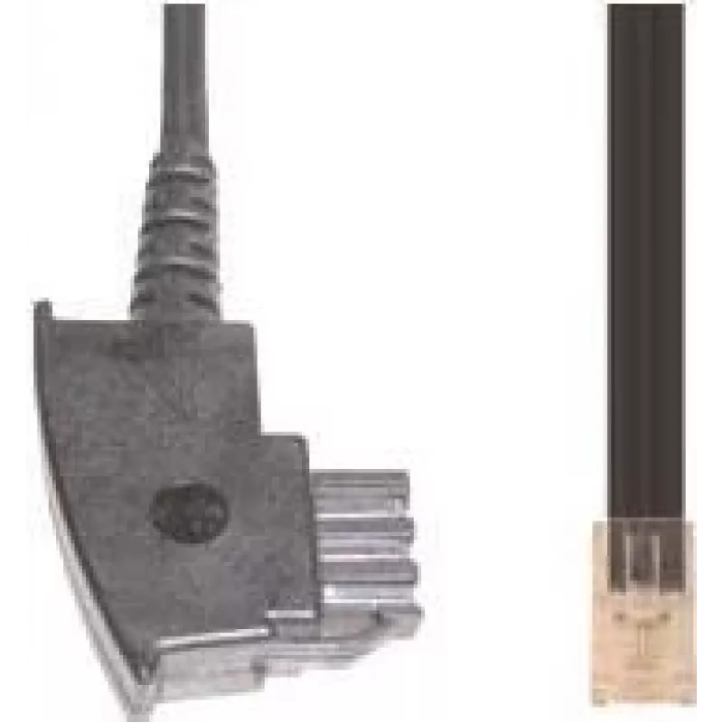 telefono laidas e+p T 180/3 3 m juodas