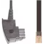 telefono laidas e+p T 180/3 3 m juodas