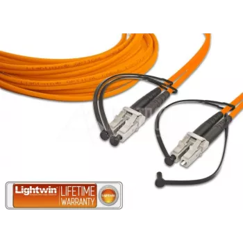 Lightwin LDP-50 LC-LC 2.0 OM2 šviesolaidinis kabelis 2 m 2x LC oranžinis (LDP-50 LC-LC 2.0 OM2)