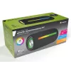 Nešiojama stereofoninė kolonėlė TRACER Stripe Juoda — 10 W RMS, Bluetooth/laidinis, USB-A ir USB-C, MicroSD, įmontuota baterija (iki 5 val.)