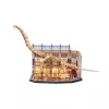 3D LED dėlionė Dante CubicFun NatMus Brachiosaurus 05447 – mokomasis surinkimo modelis su LED apšvietimu