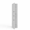 Vonios spintelė top e shop S33 BIEL — laisvai pastatoma, balta, 6 lentynos, 300×300×1700 mm
