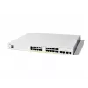 Cisco Catalyst 1200-24FP-4G išmanusis jungiklis, 24 prievadai GE, pilnas PoE, 4x1GE SFP, ribota viso gyvenimo apsauga (C1200-24FP-4G)