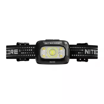 Galvos žibintas Nitecore NU30 — kompaktiškas nešiojamas LED žibintas, iki 500 liumenų, keli šviesos lygiai, raudonos šviesos režimas
