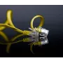 Tinklo kabelis ShiverPeaks SP725-SLY 15m Cat6 U/UTP geltonas