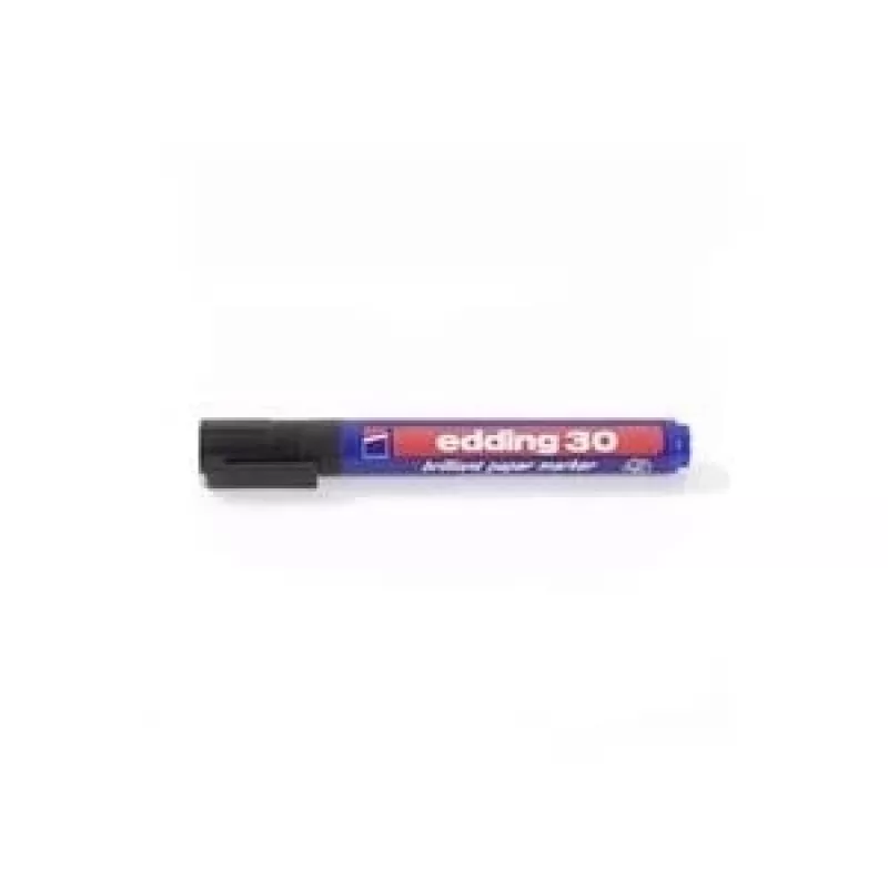Marker Edding 30 Brilliant Paper Juoda (10)