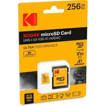 Flash atmintis Kodak 256GB UHS-I U3 Ultra EKMSDM256GXC10HPRK
