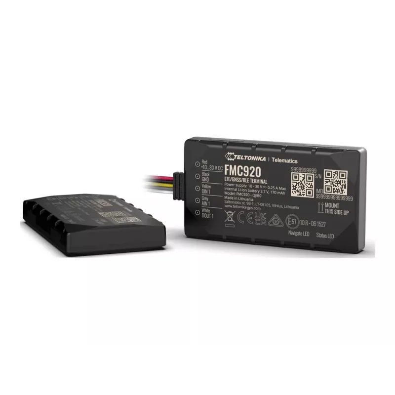 GPS sekimo įrenginys Teltonika FMC920 4G LTE CAT 1 0,128 GB juodas