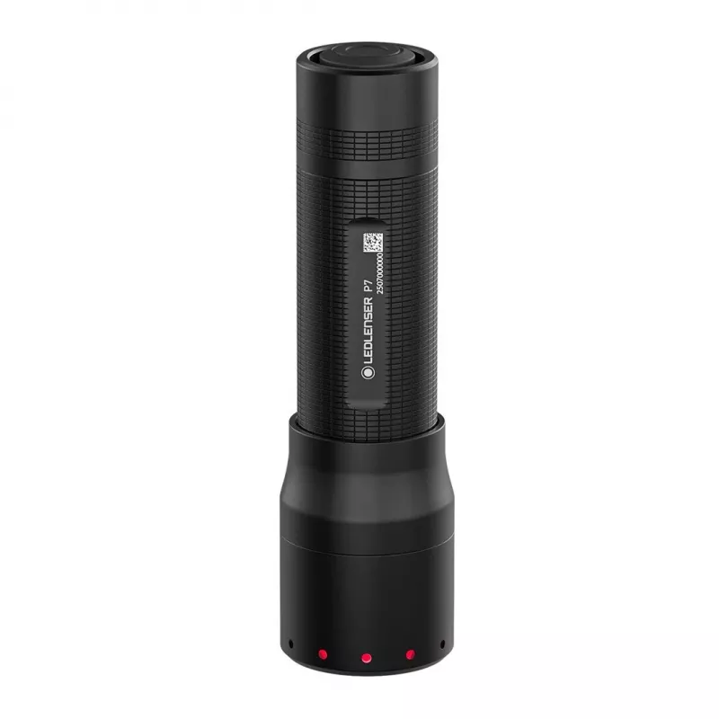 Ledlenser P7 Juoda rankinis žibintuvėlis LED