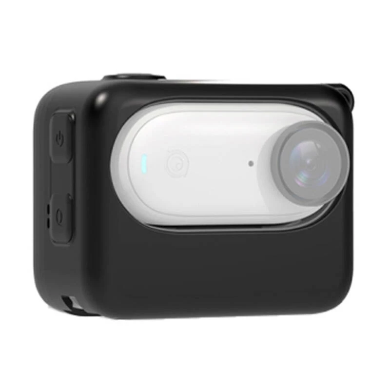 PULUZ silikoninis įkrovimo dėklo dangtelis, skirtas Insta360 GO 3 (juodas) – apsauginis įkrovimo dėklas
