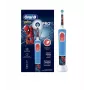 Elektrinis dantų šepetėlis Oral-B Vitality PRO Kids Spiderman, mėlynas — vaikiškas elektrinis dantų šepetėlis kasdieniam naudojimui