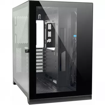 C-703 Vision ATX žaidimų korpusas, grūdintas stiklas, juodas