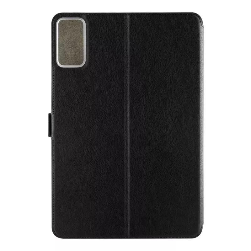 Knygos stiliaus apsauginis dėklas FIXED, skirtas „Xiaomi Redmi Pad SE 11 colių“, sulankstomas stovas, juodos spalvos