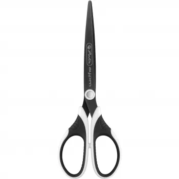 Žirklės Herlitz my.pen Universal tiesus kirpimas juoda balta