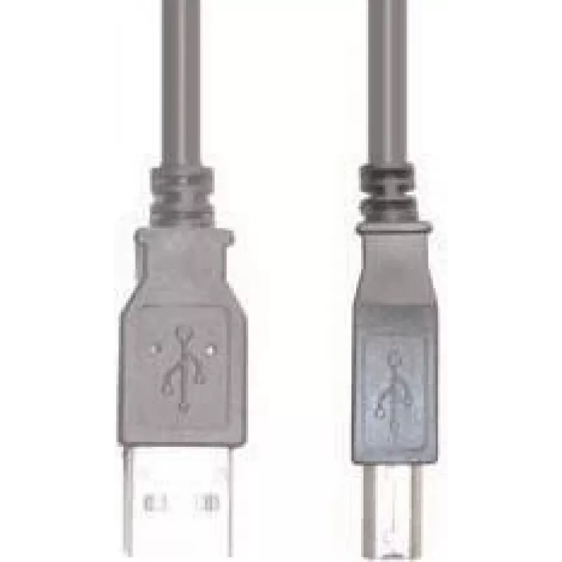 USB kabelis e+p CC 502 USB 2.0 1,5 m USB A USB B pilkas