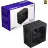 C750 GOLD CORE, kompiuterio maitinimo blokas juodas, 1x 12 kontaktų didelės galios GPU, 3x PCIe, kabelių valdymas, 750 W