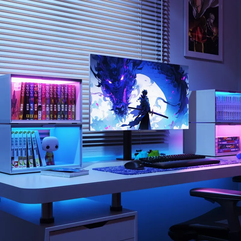 Išmanusis LED ekrano skydelis Nanoleaf X Fantaqi EXPO SQFX01K02-4WT — modulinis dekoratyvinio apšvietimo skydelių rinkinys