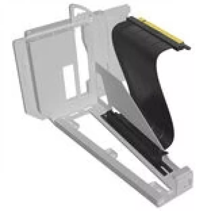 Lian Li PW-PCI-520X juostinis kabelis PCI-E x16 į PCI x16, juodas, 0,2 m