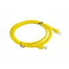 PATCHCORD Cat.5E UTP 2M Geltonas FLUKE PASSED LANBERG 10 VNT. PAKUOTĖ