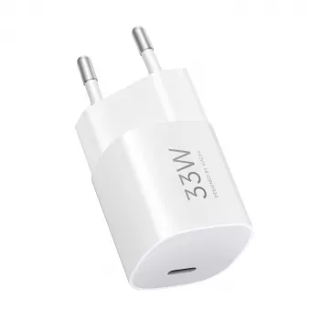 Xiaomi 33W Nano USB-C ES maitinimo adapteris — 33 W USB-C išvestis telefonams ir planšetėms